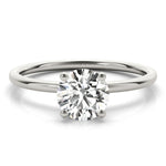 Solitaire Round Engagement Ring