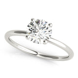 Solitaire Round Engagement Ring