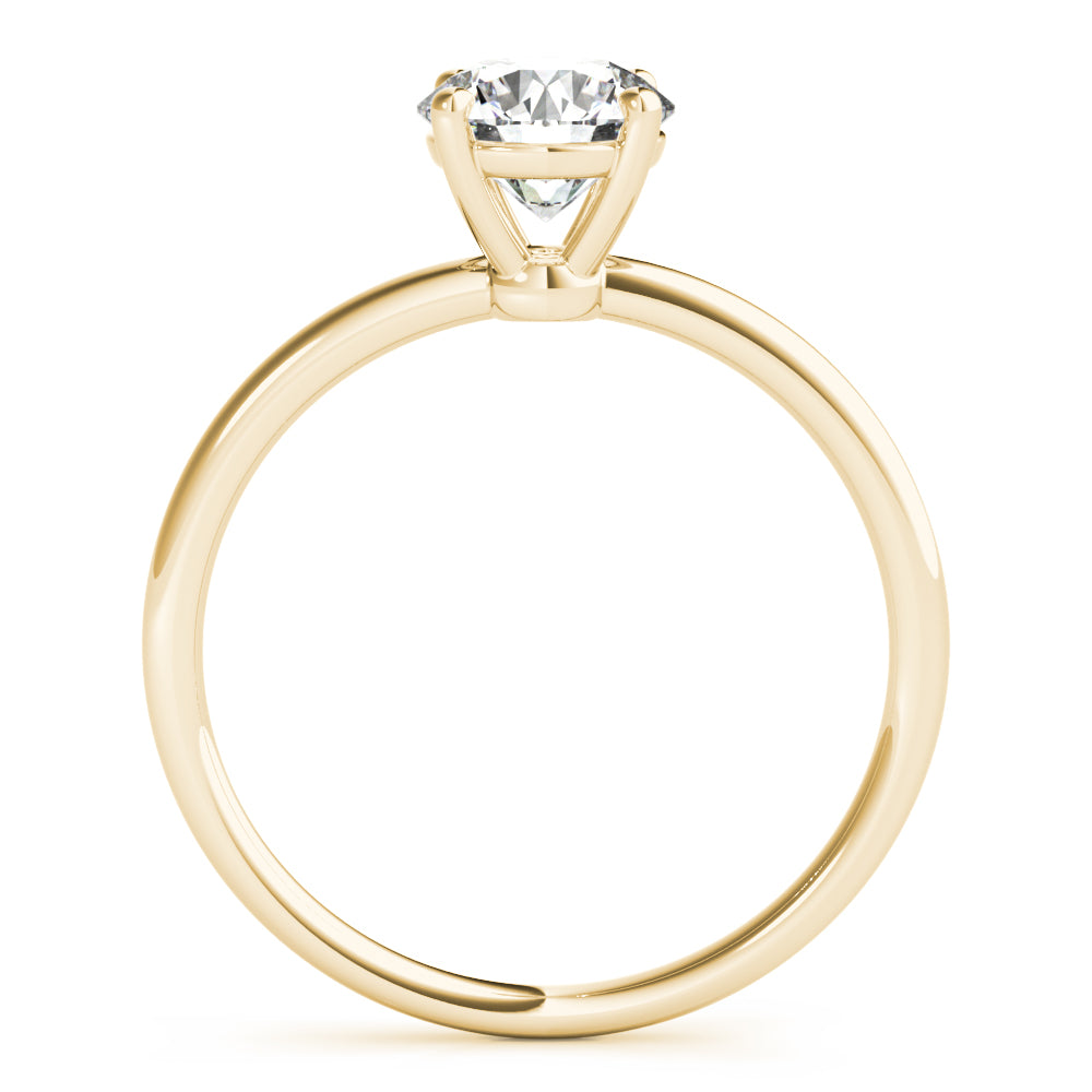 Solitaire Round Engagement Ring