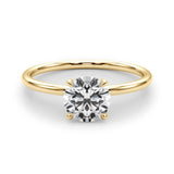 Solitaire Round Engagement Ring
