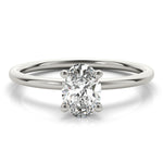 Oval Solitaire Engagement Ring