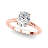 Solitaire Oval Engagement Ring
