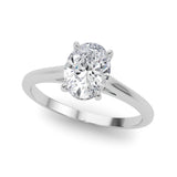 Solitaire Oval Engagement Ring