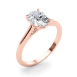 Solitaire Oval Engagement Ring