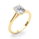 Solitaire Oval Engagement Ring