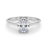 Solitaire Oval Engagement Ring