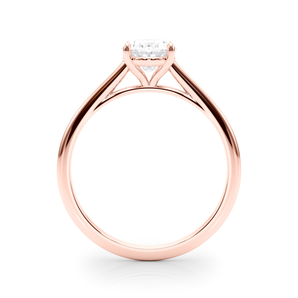 Solitaire Oval Engagement Ring