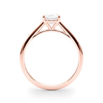 Solitaire Oval Engagement Ring