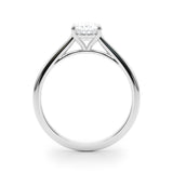 Solitaire Oval Engagement Ring