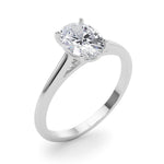 Solitaire Oval Engagement Ring