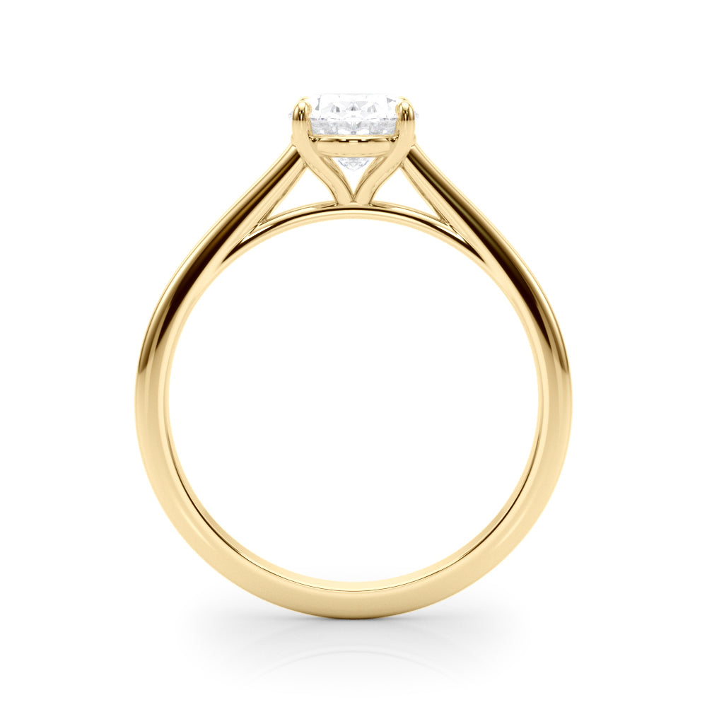 Solitaire Oval Engagement Ring