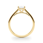 Solitaire Oval Engagement Ring