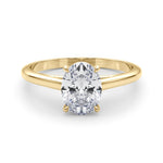 Solitaire Oval Engagement Ring