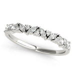 Lab Grown Diamond Alternating Round & Marquise Band