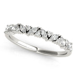 Lab Grown Diamond Alternating Round & Marquise Band