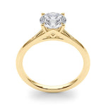 Lab Grown Round Solitaire Engagement Ring