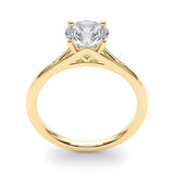 Lab Grown Round Solitaire Engagement Ring