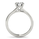 Lab Grown Round Solitaire Engagement Ring