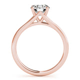 Lab Grown Round Solitaire Engagement Ring