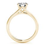 Lab Grown Round Solitaire Engagement Ring
