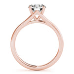 Lab Grown Round Solitaire Engagement Ring