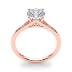 Lab Grown Round Solitaire Engagement Ring
