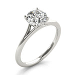 Lab Grown Round Solitaire Engagement Ring