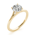 Lab Grown Round Solitaire Engagement Ring