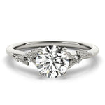 Lab Grown Nature Inspired Engagement Ring