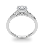 Lab Grown Nature Inspired Engagement Ring