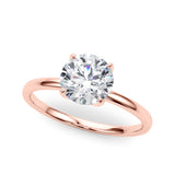 Round Solitaire Engagement Ring