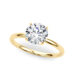 Round Solitaire Engagement Ring