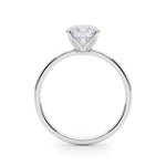 Lab Grown Round Solitaire Engagement Ring