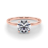 Round Solitaire Engagement Ring