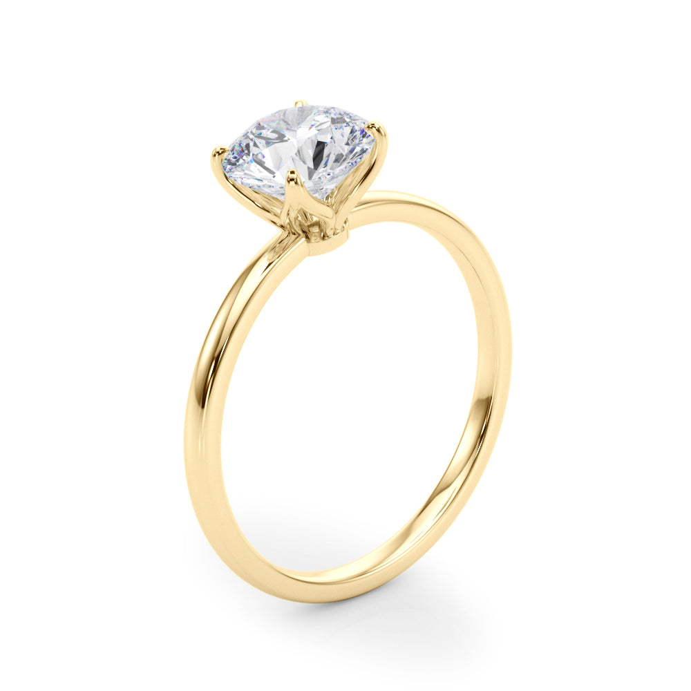 Round Solitaire Engagement Ring