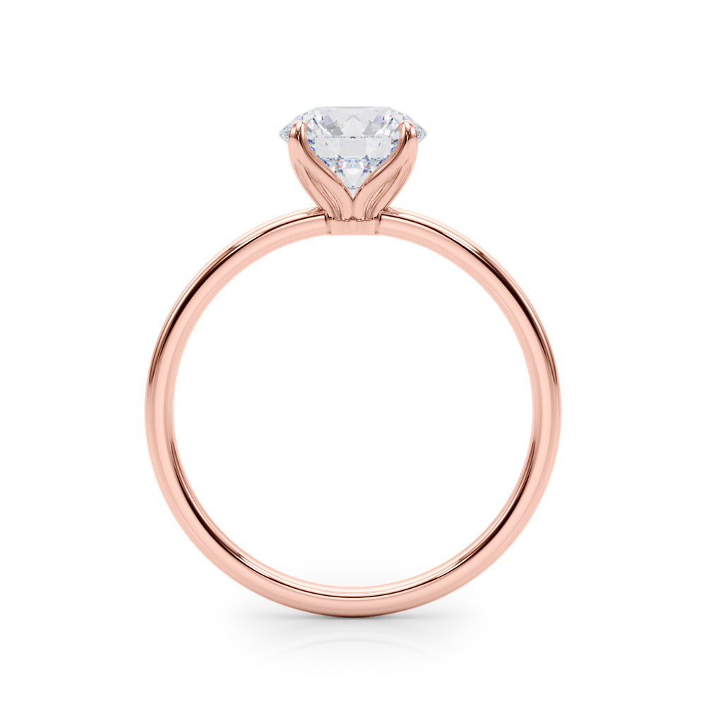Round Solitaire Engagement Ring