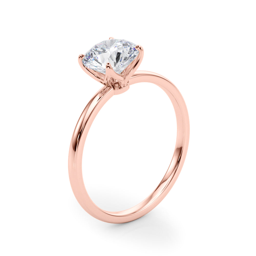 Round Solitaire Engagement Ring