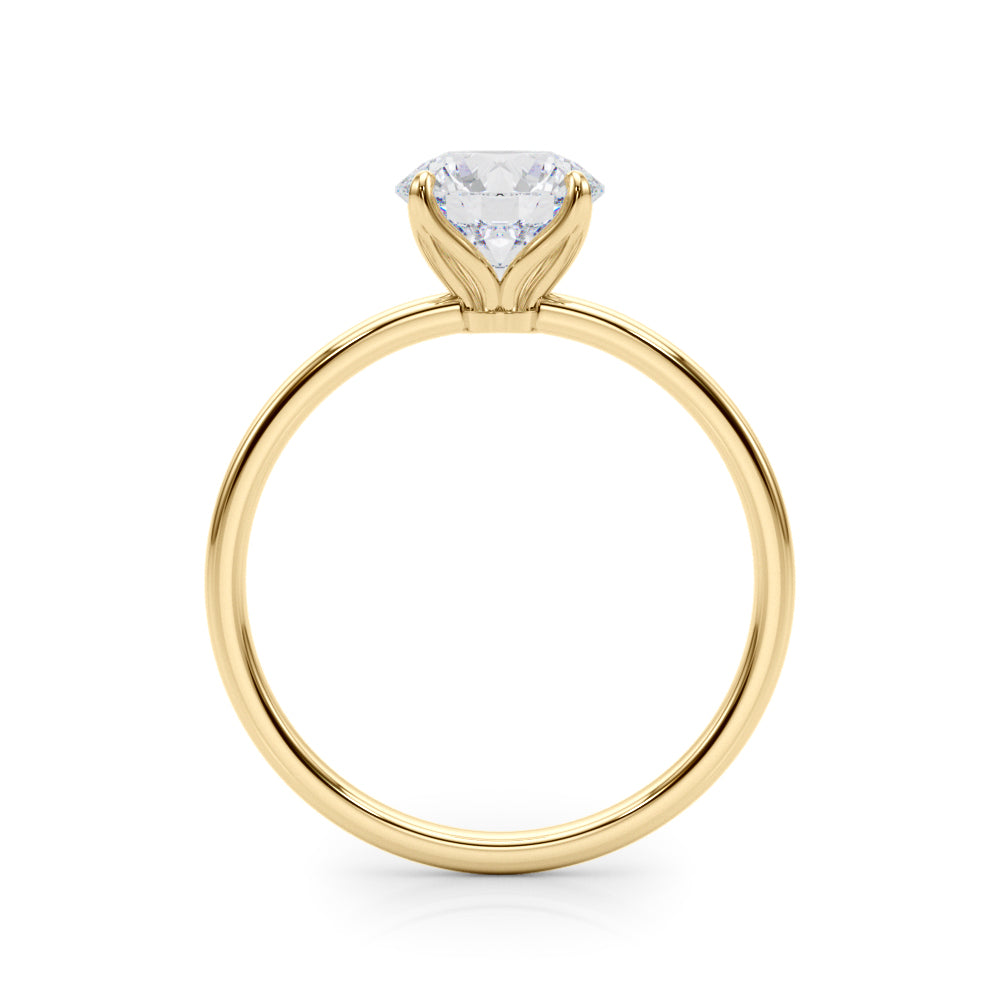 Round Solitaire Engagement Ring