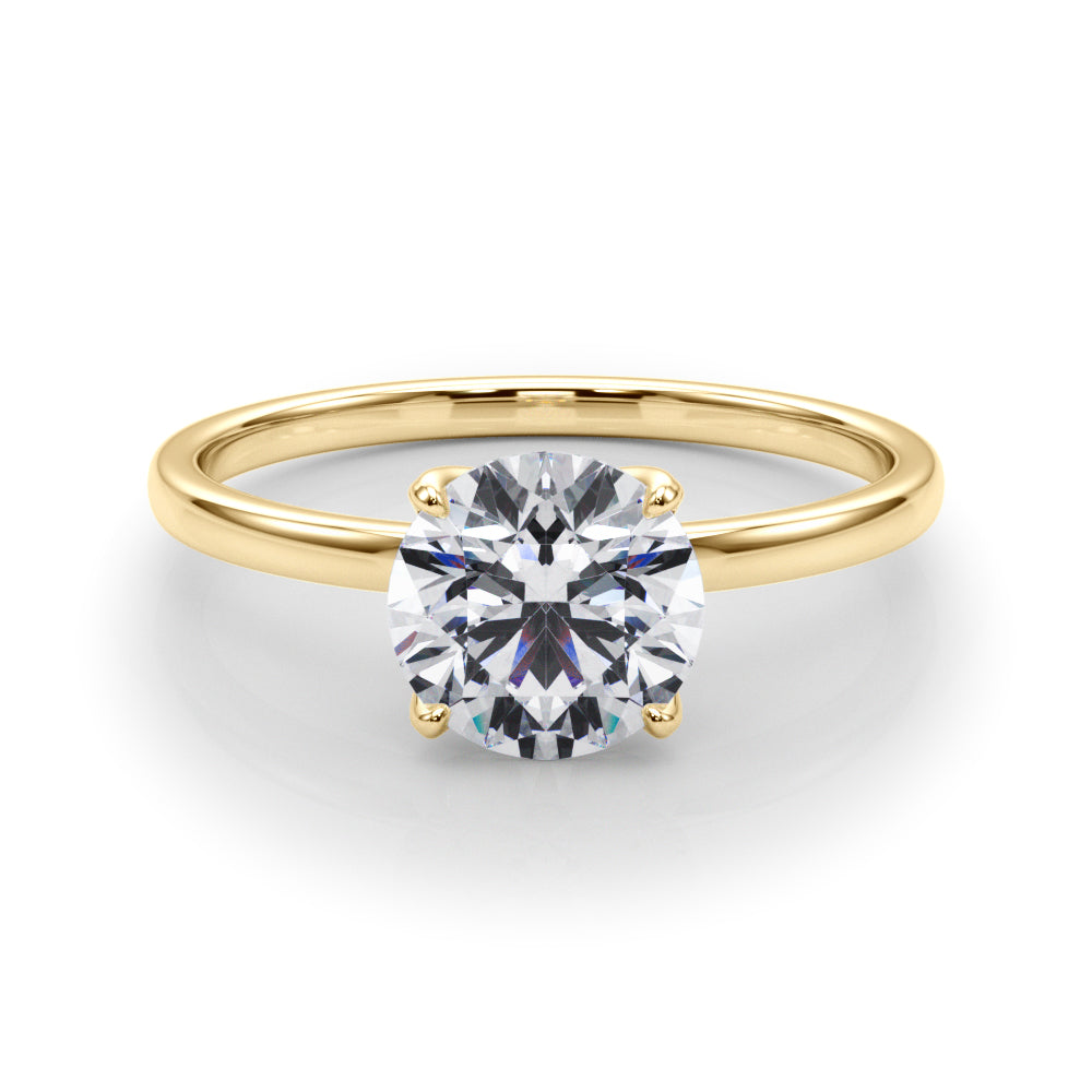 Round Solitaire Engagement Ring