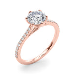 6-Prong Single Row Round Engagement Ring