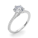 6-Prong Single Row Round Engagement Ring