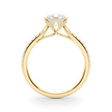 6-Prong Single Row Round Engagement Ring