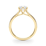 6-Prong Single Row Round Engagement Ring