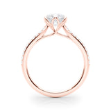 6-Prong Single Row Round Engagement Ring