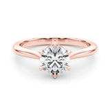 Round Solitaire Engagement Ring