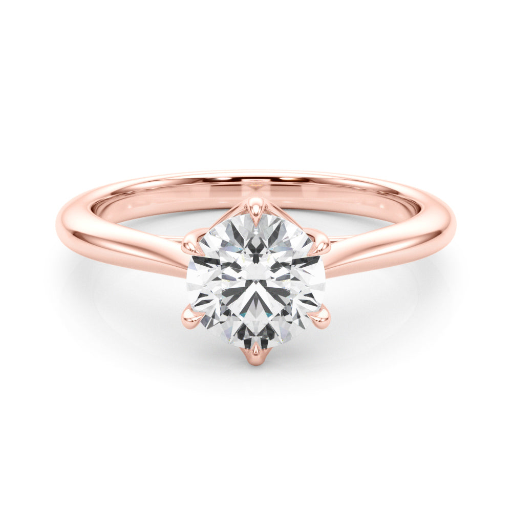 Round Solitaire Engagement Ring