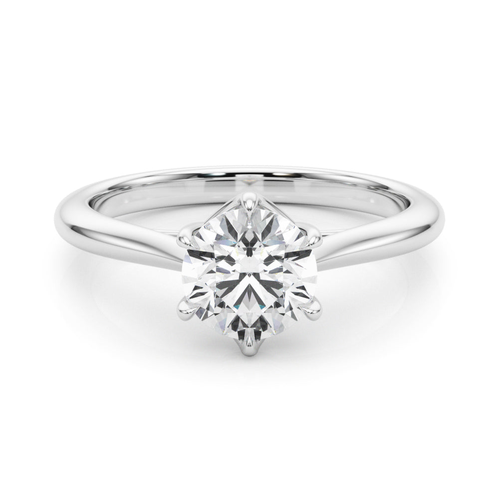 Round Solitaire Engagement Ring