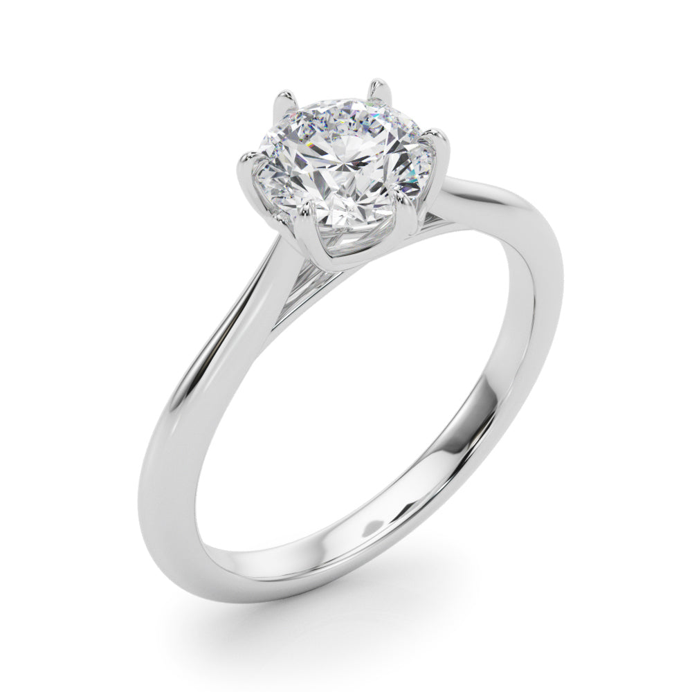 Round Solitaire Engagement Ring