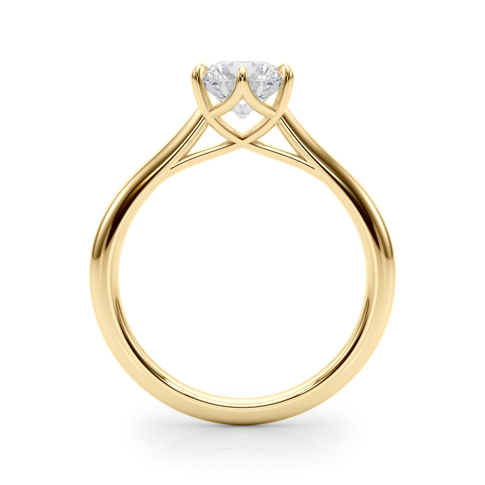 Round Solitaire Engagement Ring