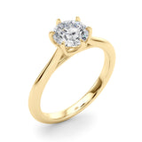 Round Solitaire Engagement Ring